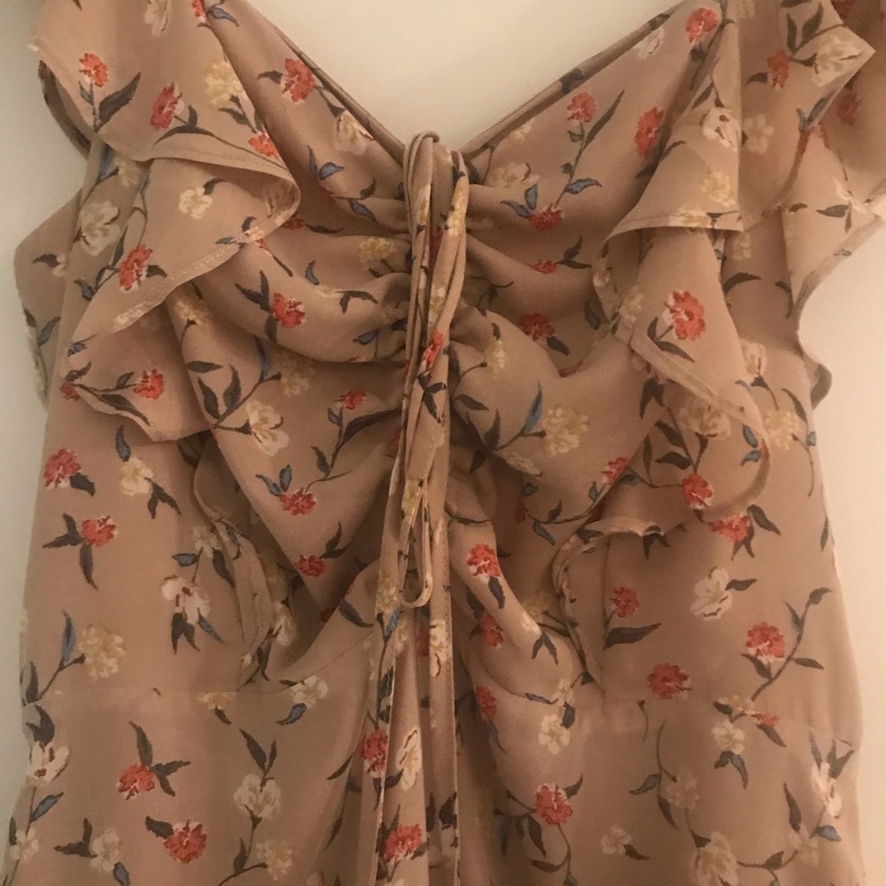 J.O.A. Ruched Front Ruffle Dress - Picture 9 of 13